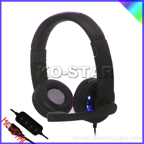 High Quality Hi-Fi Stereo USB Headsets for Computer and Gaming